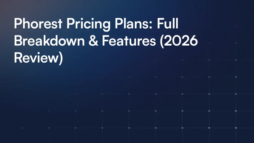 Phorest Pricing Plans: Full Breakdown & Features (2026 Review)