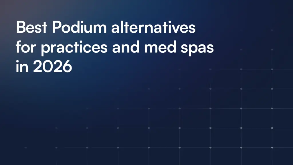 Best Podium alternatives for practices and med spas in 2026