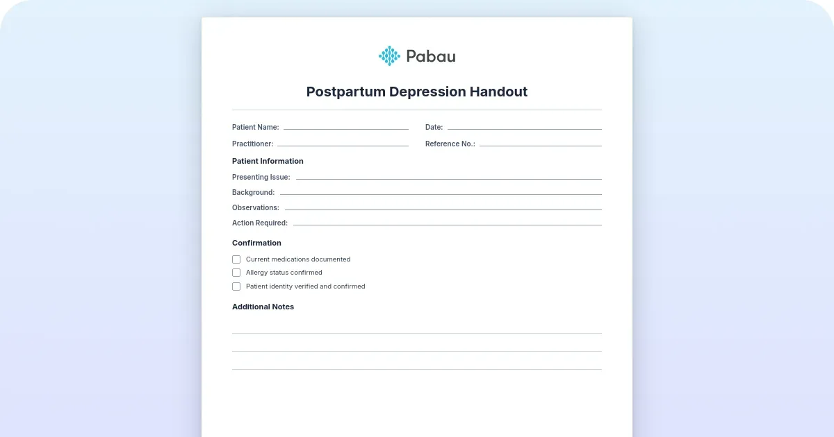 Lab Inventory Management Pdf Postpartum depression handout: Free PDF template - Free PDF Download ...