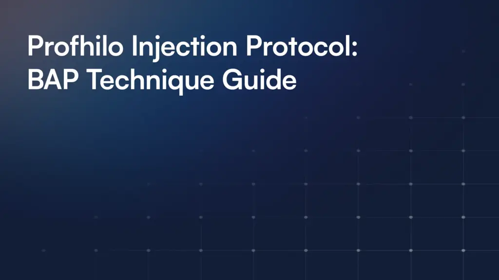 Profhilo Injection Protocol: BAP Technique Guide