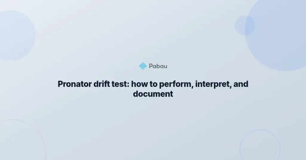 Pronator Drift Test