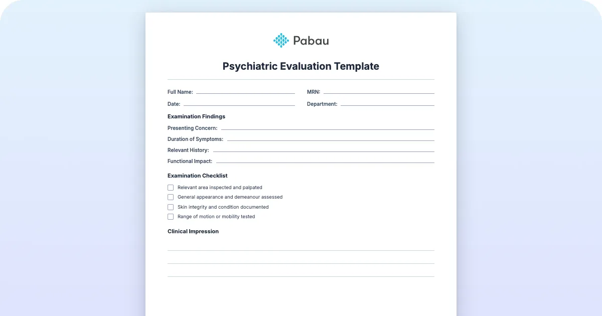 Lab Inventory Management Pdf Psychiatric Evaluation Template: Free Download + Complete Guide (2026 ...