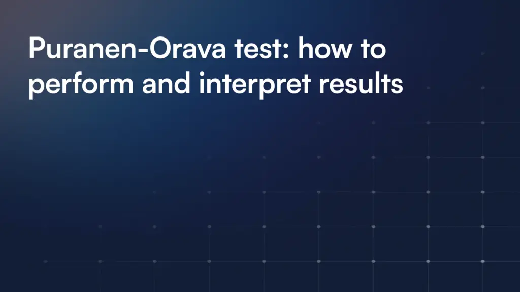 Puranen Orava Test