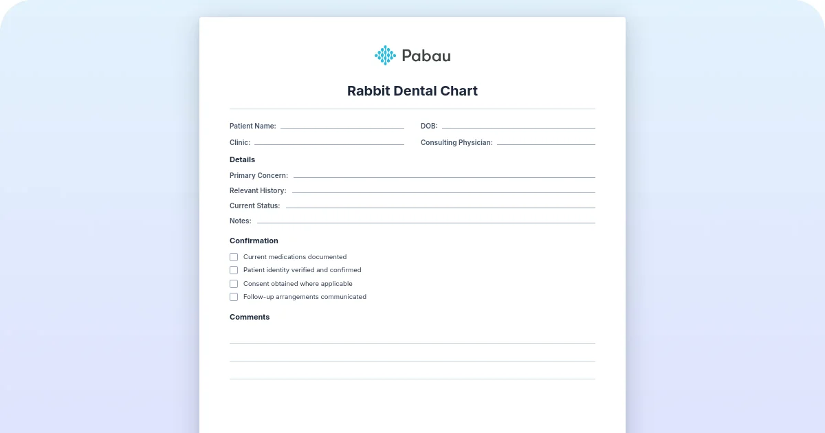 Lab Inventory Management Pdf Rabbit dental chart: free template + 28-tooth reference - Free PDF ...