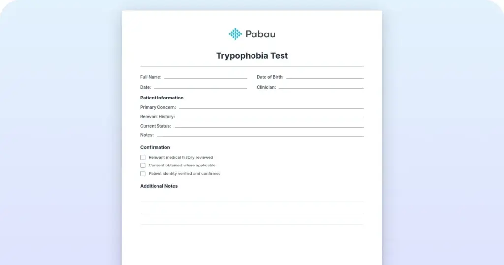 Trypophobia test: How to score it and what it means preview from Pabau