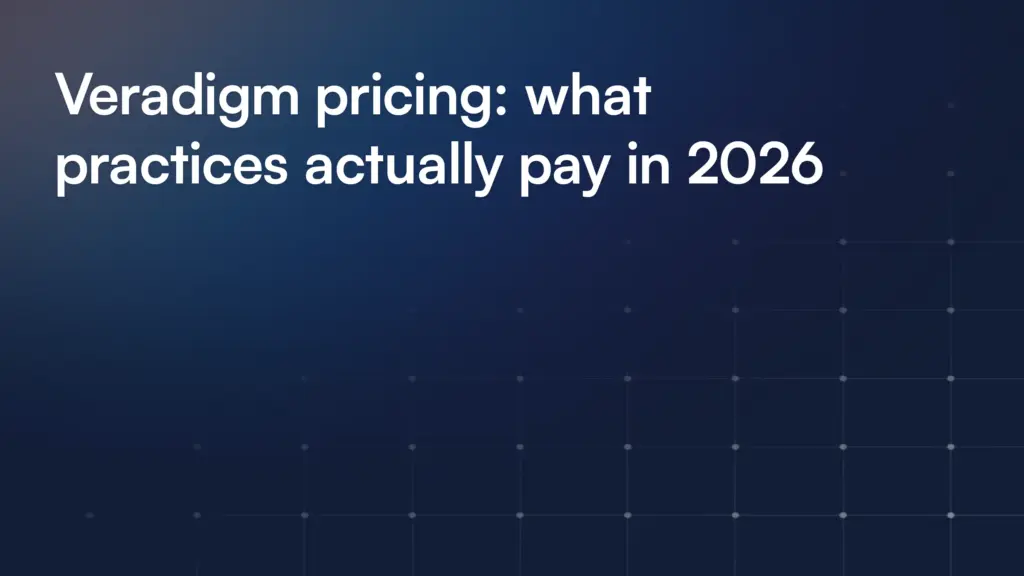 Veradigm pricing: what practices actually pay in 2026