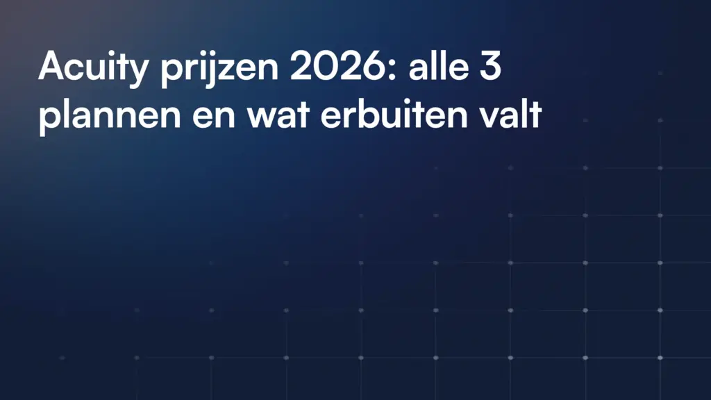 Acuity Prijzen