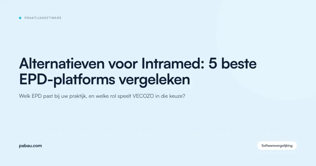 Pabau-blogkaart: Alternatieven voor Intramed: 5 beste EPD-platforms vergeleken