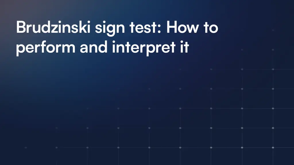 Brudzinski sign test: How to perform and interpret it