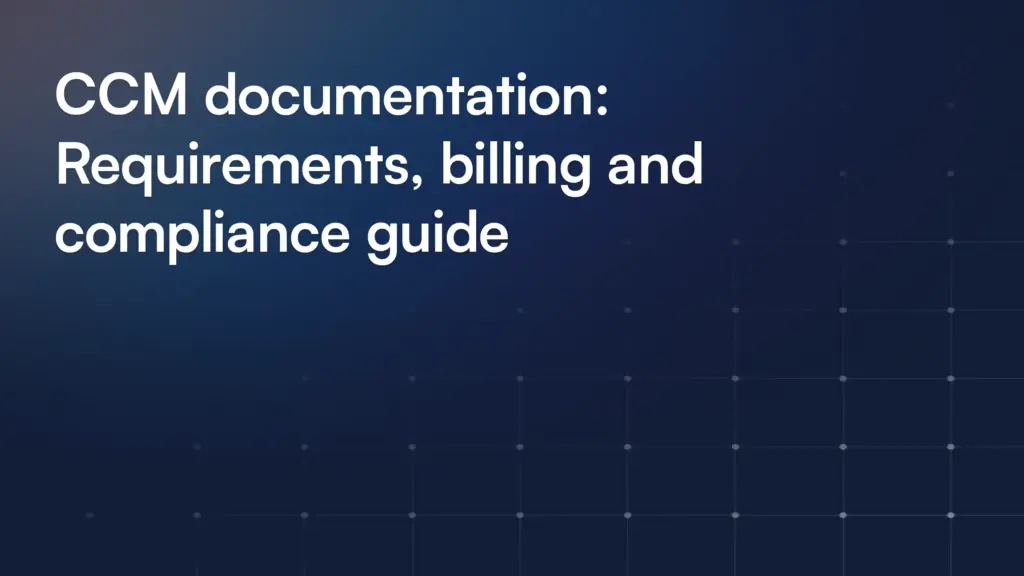 CCM documentation: Requirements, billing and compliance guide