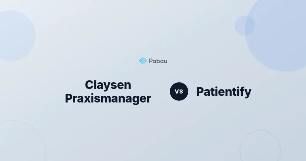 Claysen Praxismanager Vs Patientify