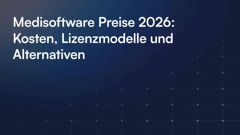 Medisoftware Preise