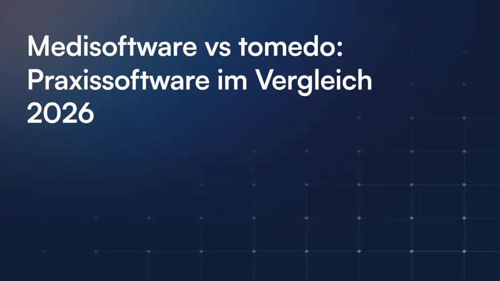 Medisoftware Vs Tomedo