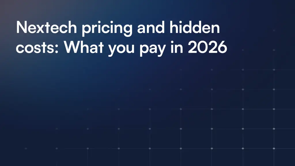 Nextech pricing and hidden costs: What you pay in 2026