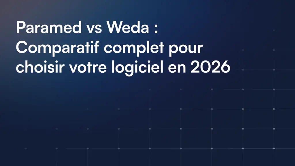 Image de couverture Pabau : Weda pour paramédicaux, comparatif avec les logiciels spécialisés