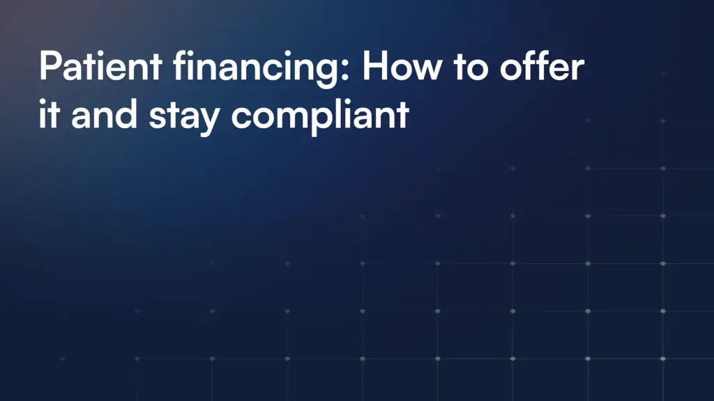 Patient Financing
