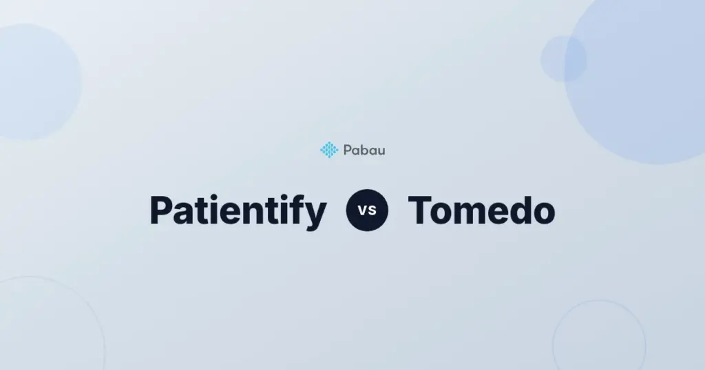 Patientify Vs Tomedo