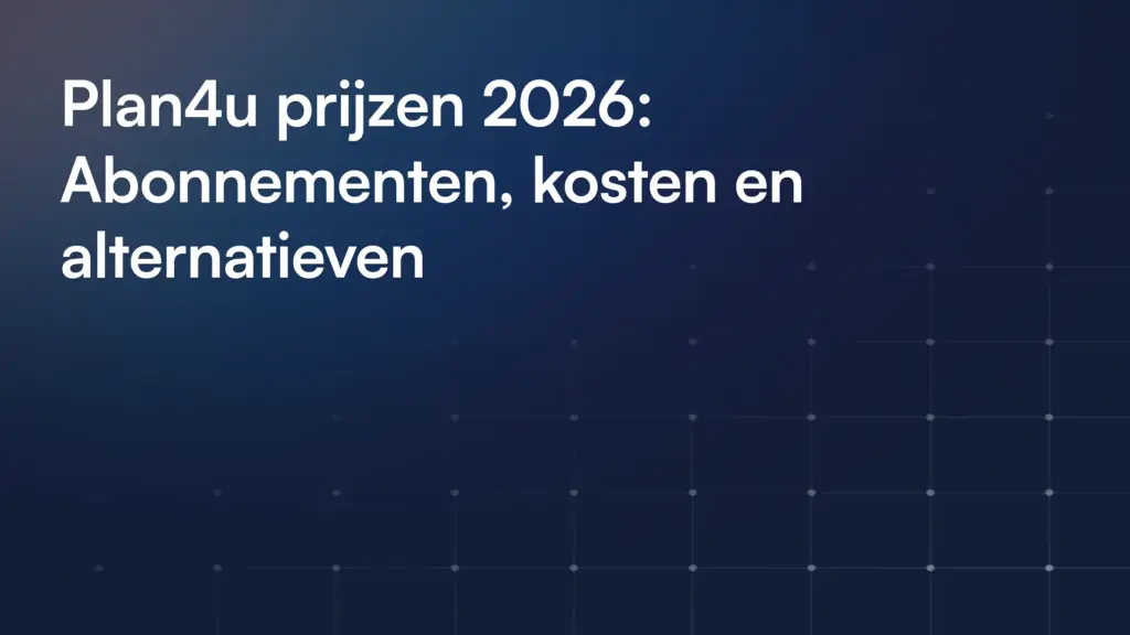 Plan4u Prijzen