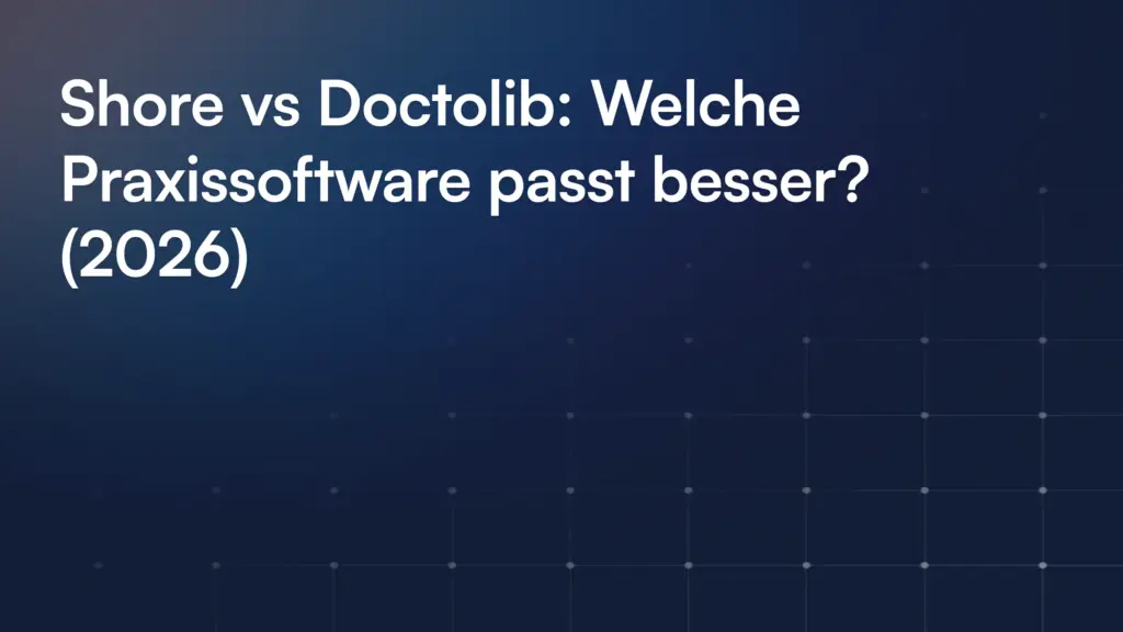 Shore Vs Doctolib