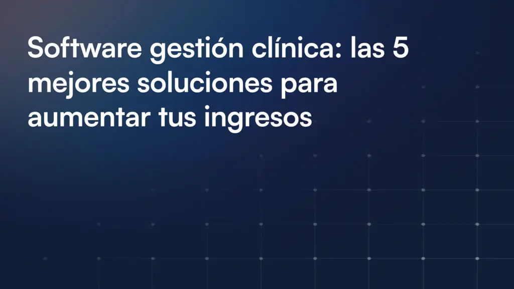 Software Gestion Clinica