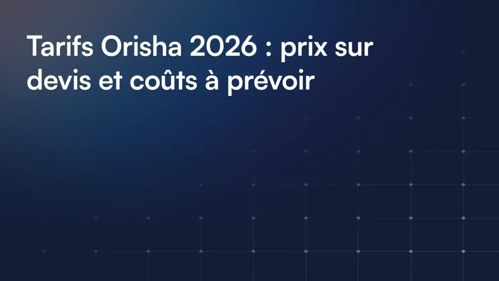 Tarifs Orisha