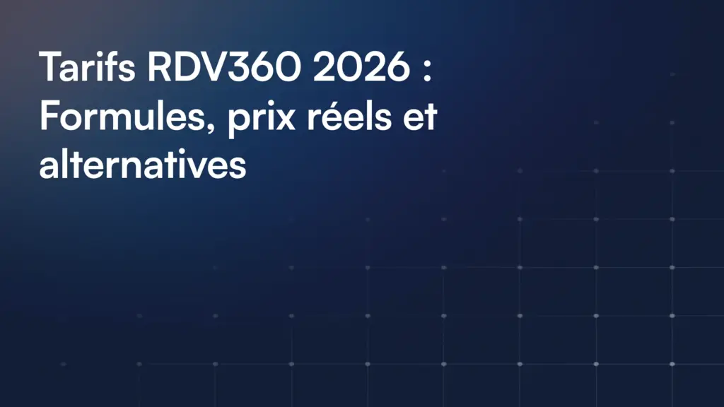 Tarifs Rdv360